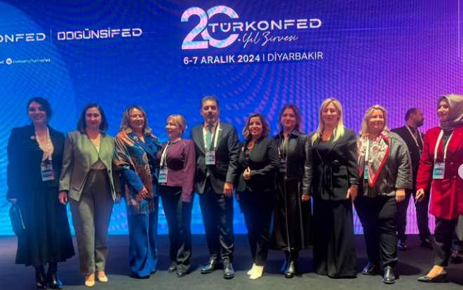 TÜRKONFED'in 20. yıl zirvesi, Diyarbakır'da büyük bir organizasyonla kutlandı.