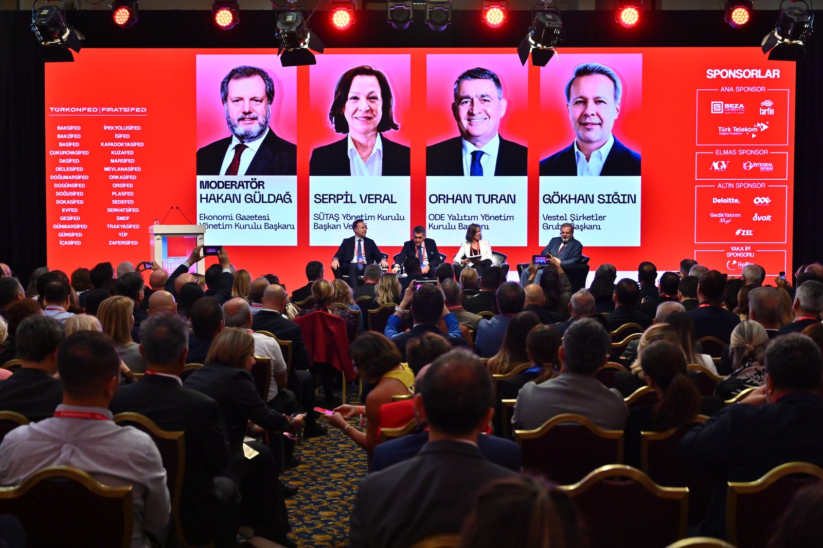 GÜNSİFED, TÜRKONFED 27. İş Dünyası Zirvesi’nde Bölge Sanayisini Temsil Etti
